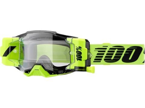 Óculos 100% ARMEGA FORECAST ROLL-OFF Amarelo Flúor