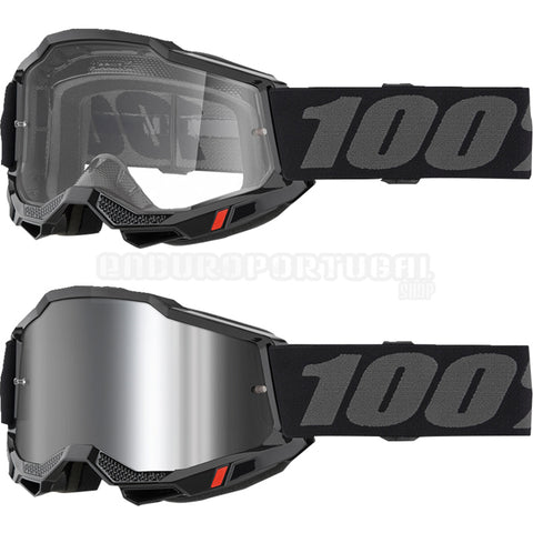 Óculos 100% ACCURI 2 BLACK 2024 (com Lente espelhada: 62,00€)