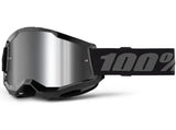 100% STRATA 2 BLACK Lente Prata Espelhado
