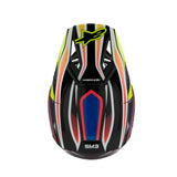 Capacete Infantil ALPINESTARS S-M3 WURX Preto/Amarelo/Azul 2026