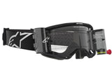 Óculos ALPINESTARS VISION 8 CORP Preto Lente Transparente ROLL-OFF