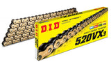 Corrente DID 520VX3 Dourada (118 elos)