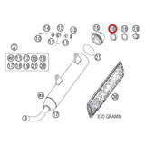 Borracha de Ponteira de Escape KTM 2T 2005-2010 1