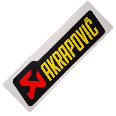Autocolante para Ponteira de Escape AKRAPOVIC 44X150 MM