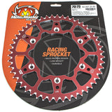 Cremalheira Alumínio MOTO-MASTER GAS GAS EC 250/300 21-24, EC 250F/350F 21-24, EC 450F/500F 24 Vermelho