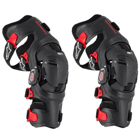Joelheiras ALPINESTARS RK-7 PLASMA KNEEBRACE Preto/Vermelho
