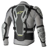 Peitoral Integral ALPINESTARS BIONIC ACTION V2 Cinzento/Preto/Amarelo Flúor 2