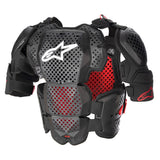 Peitoral ALPINESTARS A-10 Antracite/Preto/Vermelho