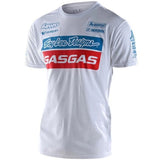 T-shirt TROY LEE DESIGNS TEAM GAS GAS Branco