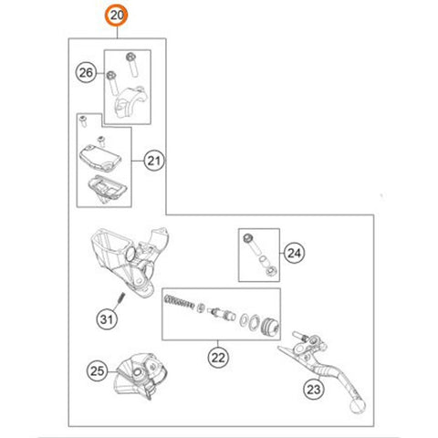Bomba Embraiagem CPL. 10MM KTM SX 65 14-22