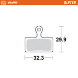Pastilhas de travão BTT MOTO-MASTER SHIMANO G04S
