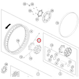 Raio de Roda Traseira Lado Travão KTM 690 ENDURO 08-24 M5X207-27G 18'' INOX