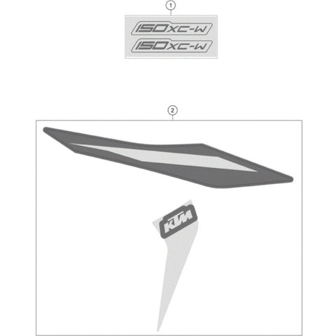 GRAPHIC KIT EXC/XC-W 23