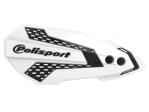 Protecções de Mãos POLISPORT MX FLOW Branco/Preto
