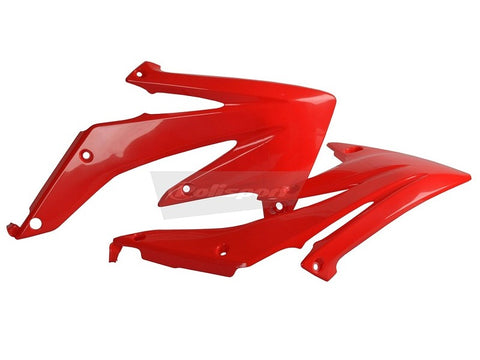 Tampas de Radiador/Depósito POLISPORT HONDA CRF 450R 05-08 Vermelho