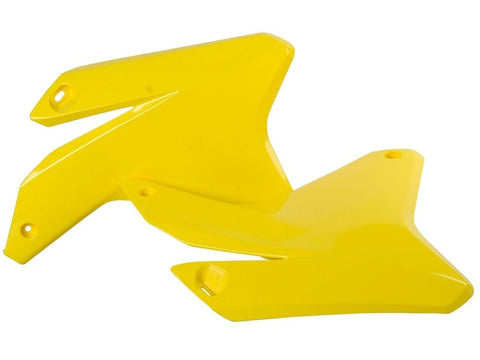 Tampas de Radiador/Depósito POLISPORT para SUZUKI RMZ 450 05-06 Amarelo