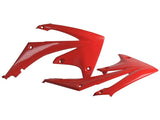 Tampas de Radiador/Depósito POLISPORT HONDA CRF 250R 10-13, CRF 450R 09-12 Vermelho