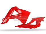 Tampas de Radiador/Depósito POLISPORT GAS GAS EC 125/200/250/300 10-11 Vermelho