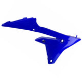 Tampas de Radiador/Depósito POLISPORT YAMAHA YZ 250F 14-18, YZ 450F 14-17 Azul