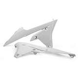 Tampas de Radiador/Depósito POLISPORT YAMAHA YZ 250F 14-18, YZ 450F 14-17 Branco