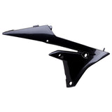 Tampas de Radiador/Depósito POLISPORT YAMAHA YZ 250F 14-18, YZ 450F 14-17 Preto