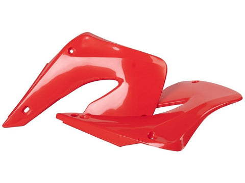 Tampas de Radiador/Depósito POLISPORT HONDA CR 125R 00-01, CR 250R 00-01 Vermelho