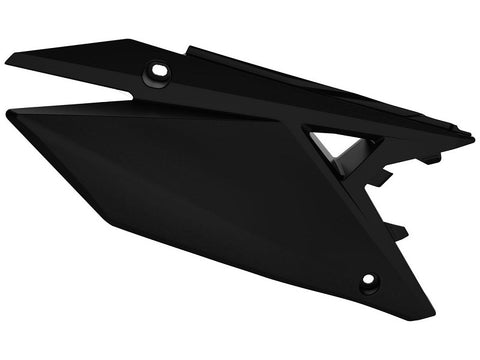 Tampas Laterais Traseiras POLISPORT SUZUKI RMZ 250 19-25, RMZ 450 18-25 Preto