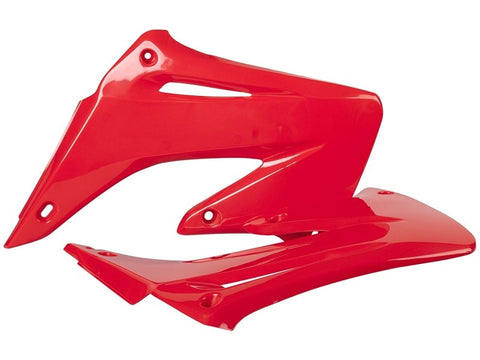 Tampas de Radiador/Depósito POLISPORT HONDA CR 125R 02-07, CR 250R 02-07 Vermelho