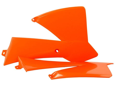 Tampas de Radiador/Depósito POLISPORT KTM SX 65 02-08 Laranja