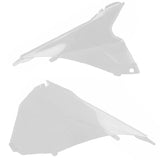 Tampas Caixa Filtro Ar (par) POLISPORT KTM EXC/EXC-F 14-16 Branco