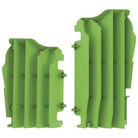 Deflectores de Radiador POLISPORT KAWASAKI KX 250 F 21-24, KX 450 F 16-23 Verde