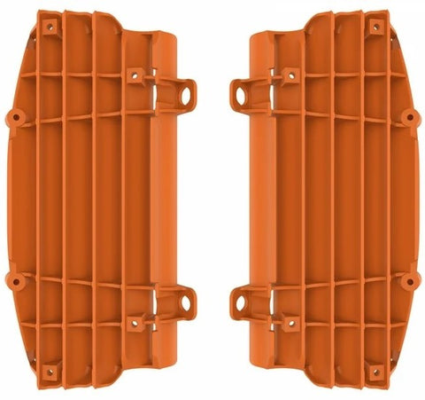 Deflectores de Radiador POLISPORT KTM EXC 125 17, EXC 150 20-23, EXC 250/300 17-23 Laranja