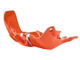Protecção Cárter POLISPORT FORTRESS KTM SX 250 17-18, EXC 250/300 17-19 Laranja