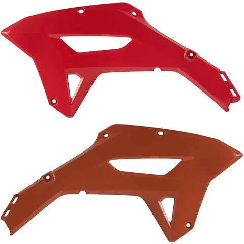 Tampas de Radiador/Depósito POLISPORT HONDA CRF 250X 22-24, CRF 450RX 21-24 Vermelho