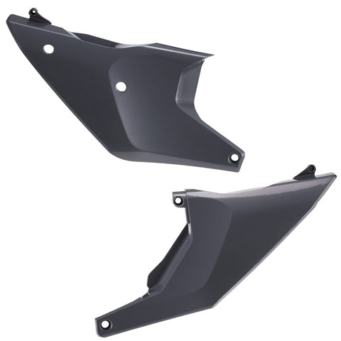 Tampas Laterais Traseiras POLISPORT HUSQVARNA TE 125/150/250/300 24-27, FE 250/350/450/501 24-27 Cinzento