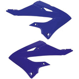 Tampas de Radiador/Depósito POLISPORT YAMAHA YZ 125 22-26, YZ 250 22-26 Azul