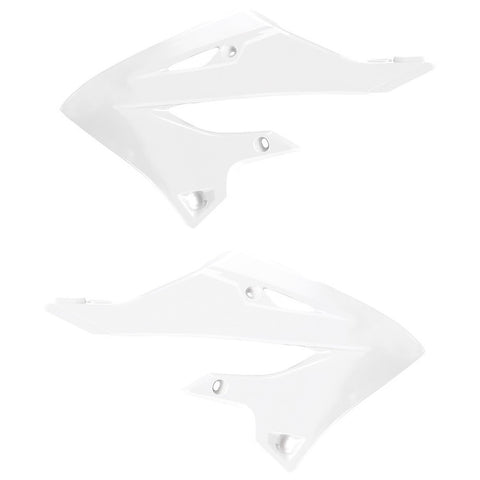 Tampas de Radiador/Depósito POLISPORT YAMAHA YZ 125 22-26, YZ 250 22-26 Branco