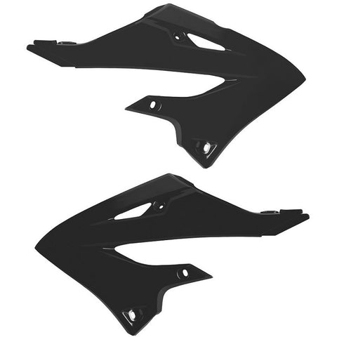 Tampas de Radiador/Depósito POLISPORT YAMAHA YZ 125 22-26, YZ 250 22-26 Preto