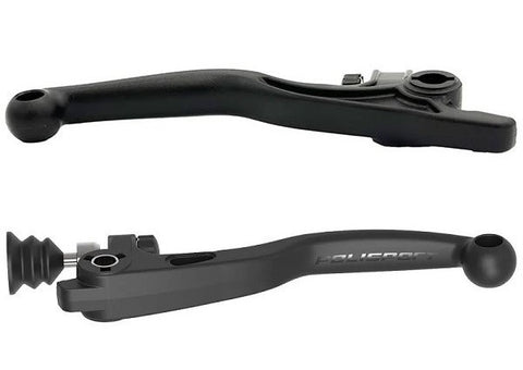 Par Manetes Inquebráveis Travão BREMBO e Embraiagem MAGURA POLISPORT APT HUSQVARNA FE/TE 17 Preto
