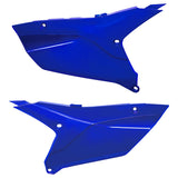 Tampas Laterais Traseiras POLISPORT para YAMAHA WR 250F 25, WR 450F 24-25 Azul