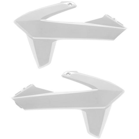 Tampas de Radiador POLISPORT SHERCO SE-R/SEF-R 25 Branco