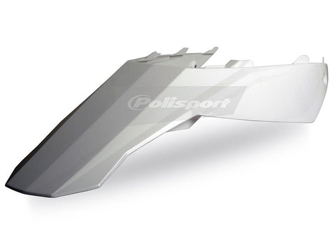 Guarda-lamas Traseiro com Tampas Laterias POLISPORT GAS GAS EC 125/200/250/300 10-11 Branco