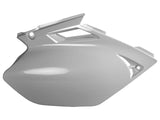 Tampas Laterais Traseiras POLISPORT para YAMAHA YZ 250F 03-05, YZ 450F 03-05 Branco 1