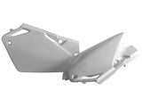 Tampas Laterais Traseiras POLISPORT para HONDA CR 85R 03-07 Branco