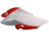 Tampas Laterais Traseiras POLISPORT para HONDA CRF 250R 06-09 Vermelho/Branco