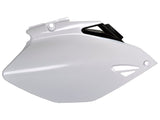 Tampas Laterais Traseiras POLISPORT para YAMAHA YZ 250F 06-09, YZ 450F 06-09 Preto/Branco 1