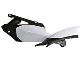 Tampas Laterais Traseiras POLISPORT para YAMAHA YZ 450F 10-13 Preto/Branco