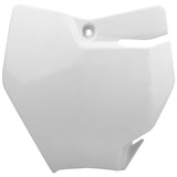 Placa Frontal POLISPORT para KTM SX 65 19-23 Branco