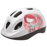 Capacete Bicicleta Infantil POLISPORT XS KIDS HELMET PRINCESS Branco/Rosa