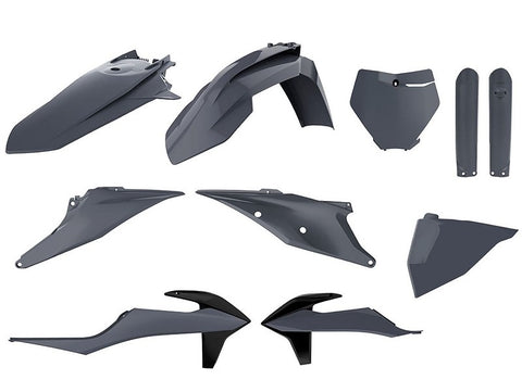 Kit de Plásticos POLISPORT FULL KIT KTM SX 125/150/250 19-22, SX-F 250/350/450 19-22 Cinzento